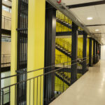 An interior floor view on Peptone Switzerland AG laboratories in Bellinzona, Switzerland.